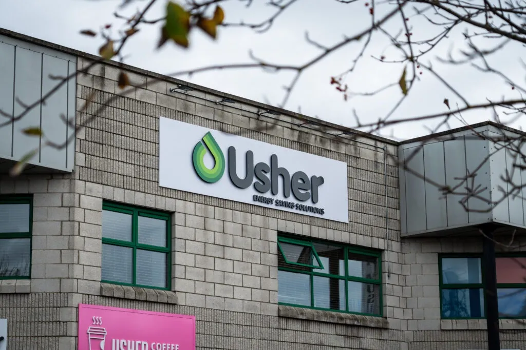 Usher Insulations premises signage